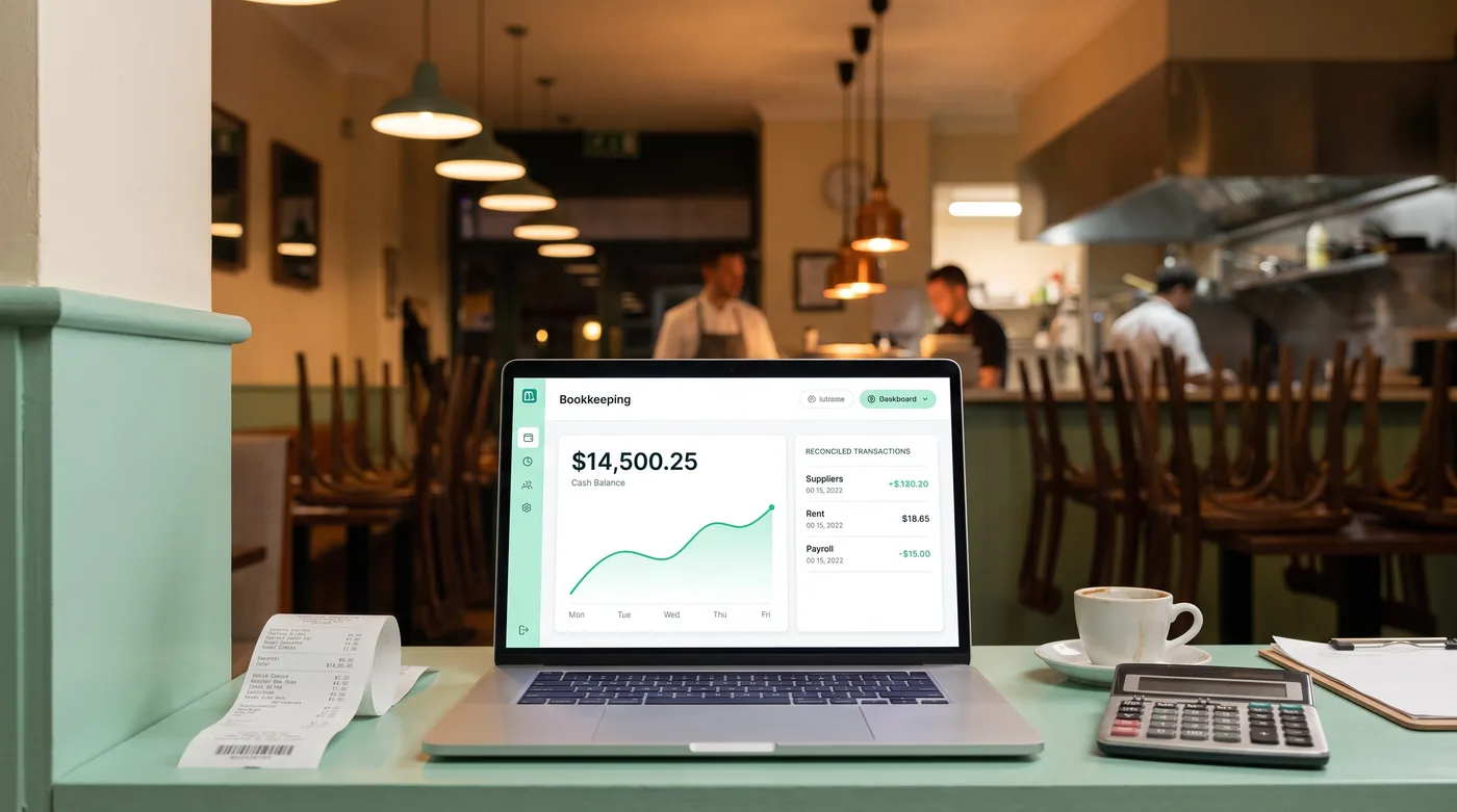Screenshot of the finance dashboard