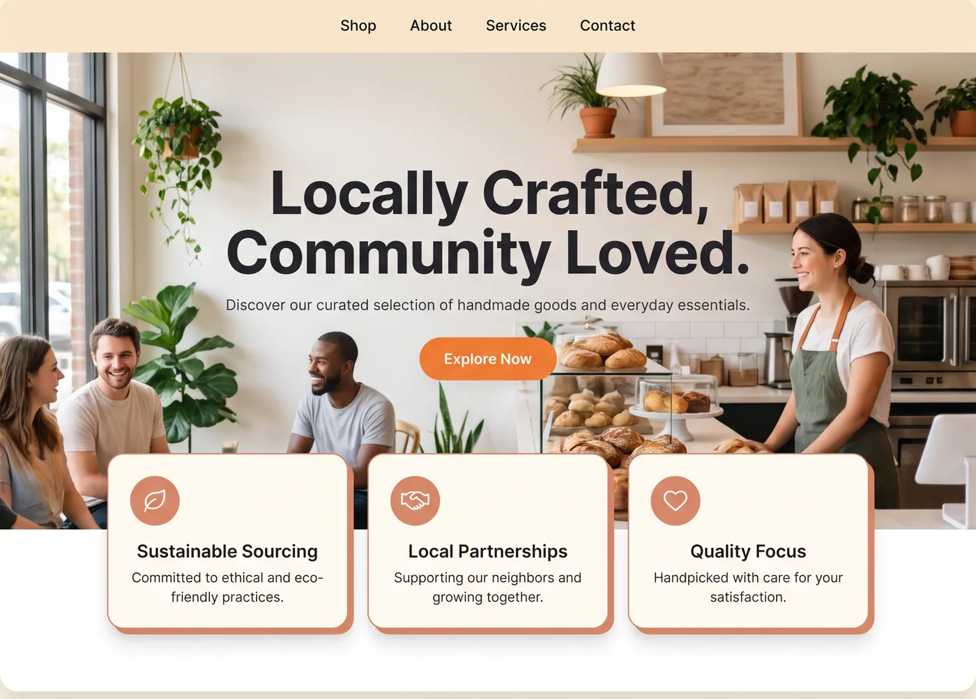 Screenshot of a website you built
